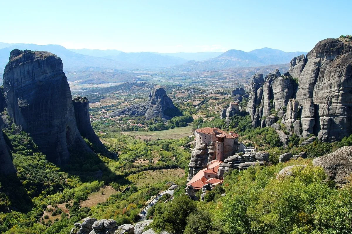 Meteora-Klöster (Kalambaka) in Chalkidiki & Festland (Kassandra, Sithonia, Athos, Thessaloniki & Meteora), Griechenland